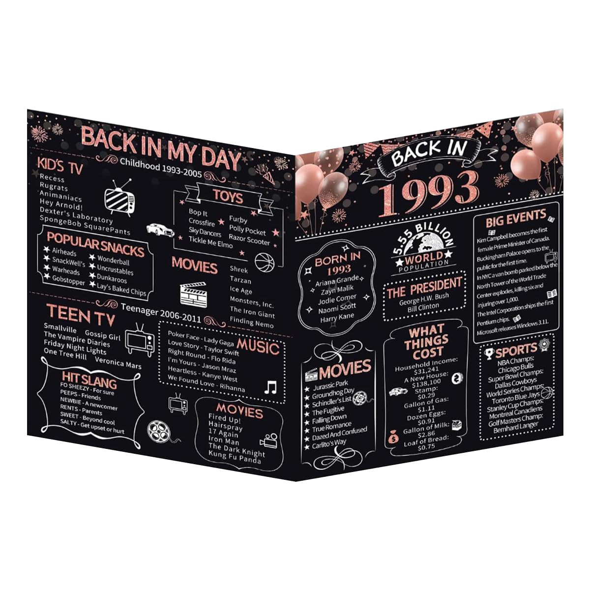 HASTHIP 30th Birthday Card Gifts for Men and Women, Happy and Funny Birthday Cards for Husband, 30th Anniversary Cards Gifts for Couples, Back in 1993 HASTHIP 30th Birthday Card Gifts for Men and Women, Happy and Funny Birthday Cards for Husband, 30th Anniversary Cards Gifts for Couples, Back in 1993